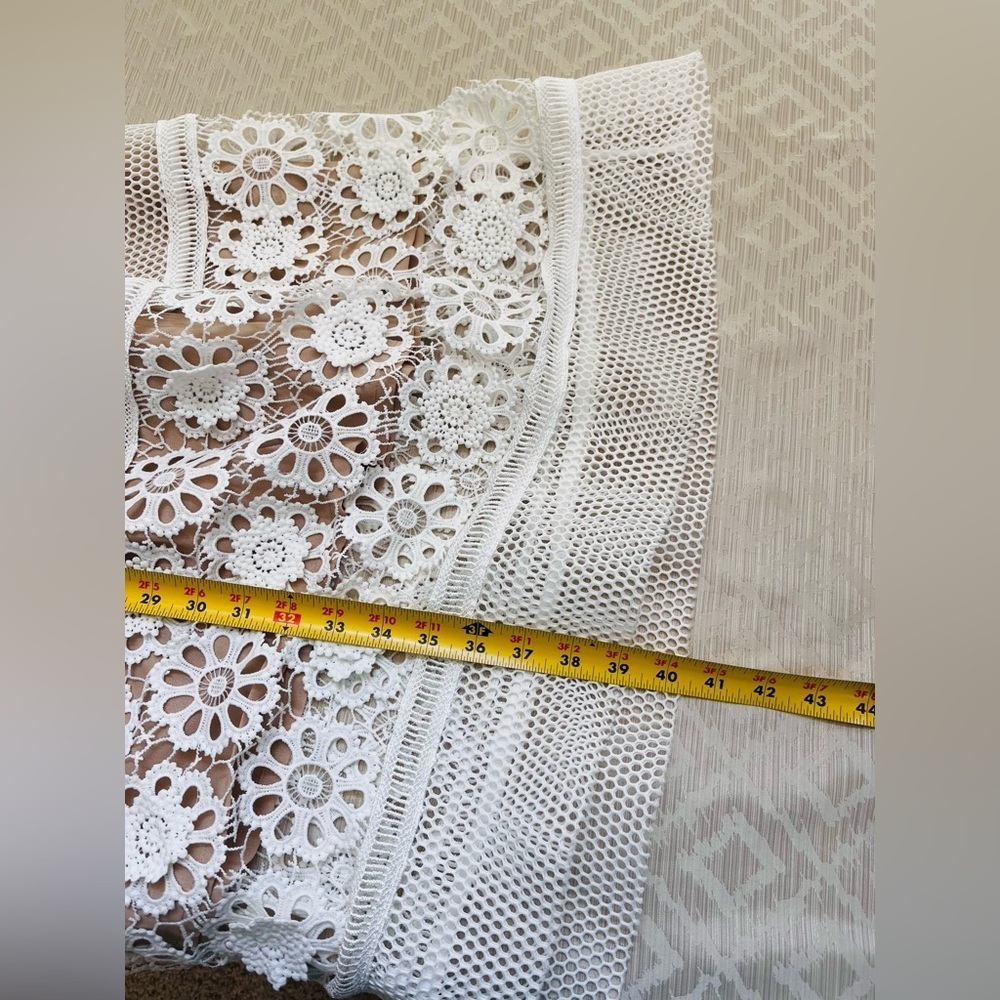New Endless Rose Women's Lace Short Sleeves Dress Lined Size Small - Picture 6 of 7